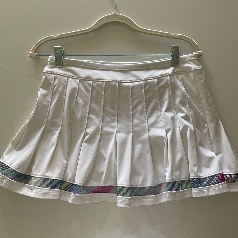 Lucky in Love White Pleated Skirt
